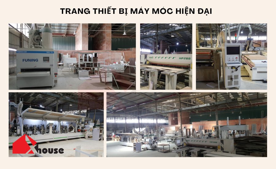 Xưởng sản xuất nội thất HICC1 được đầu tư trang thiết bị hiện đại